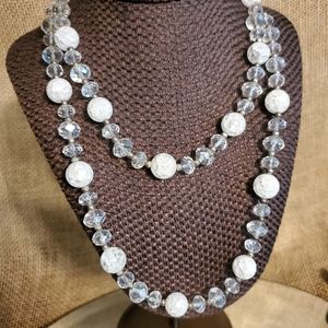 Vintage beaded 2 strand necklace